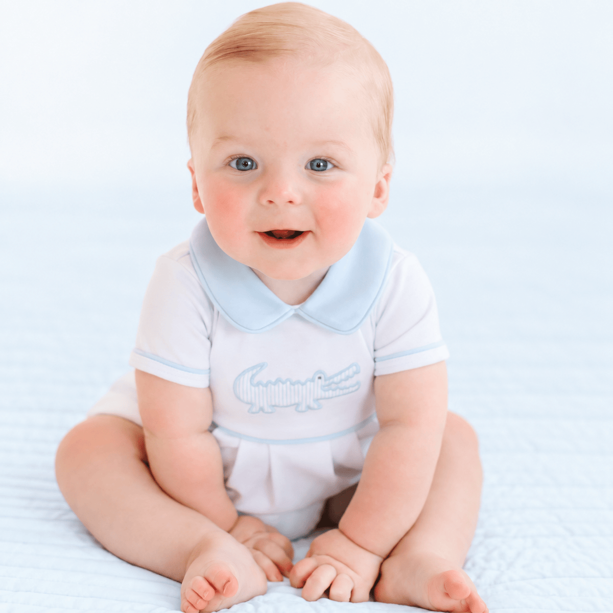Magnolia Baby_Gator Applique Collared Bubble - Light Blue_5