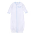 Gator Applique Converter - Light Blue - Magnolia BabyConverter Gown