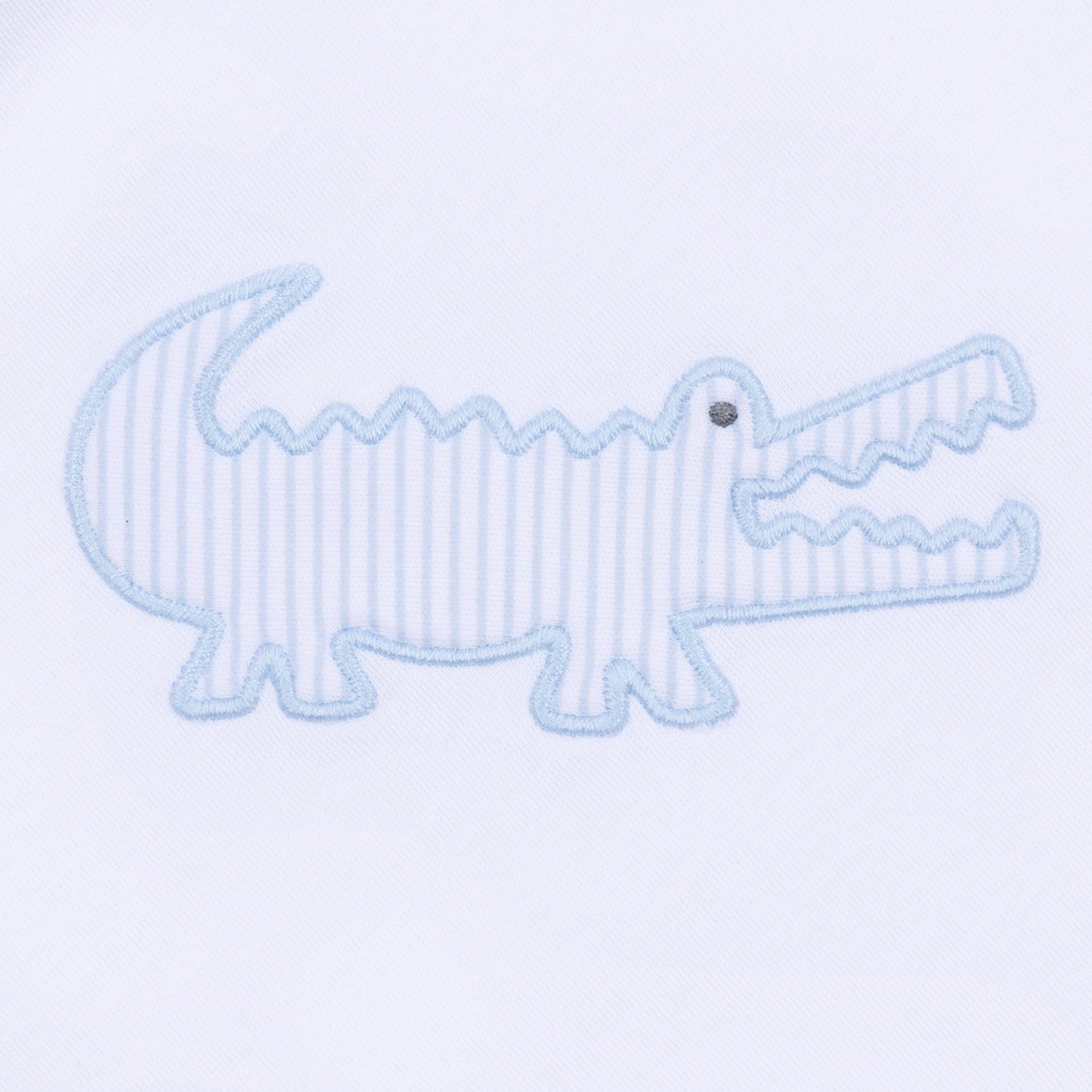 Gator Applique Converter - Light Blue - Magnolia BabyConverter Gown