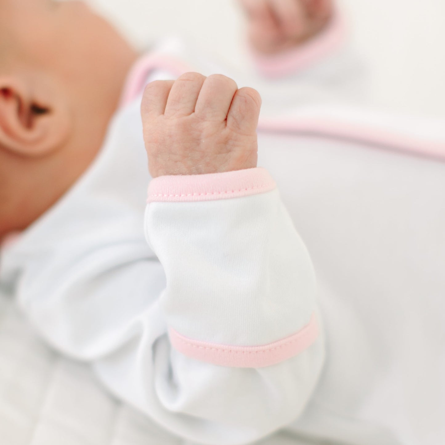 Gator Applique Footie - Pink - Magnolia BabyFootie
