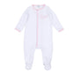 Gator Applique Footie - Pink - Magnolia BabyFootie