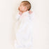 Gator Applique Gathered Gown - Pink - Magnolia BabyGown