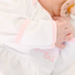 Gator Applique Gathered Gown - Pink - Magnolia BabyGown