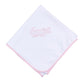 Gator Applique Receiving Blanket - Pink - Magnolia BabyReceiving Blanket