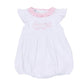 Gator Applique Ruffle Bubble - Pink - Magnolia BabyBubble