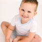 Gator Applique Short Pajamas - Light Blue - Magnolia BabyShort Pajamas