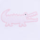 Gator Applique Short Pajamas - Pink - Magnolia BabyShort Pajamas