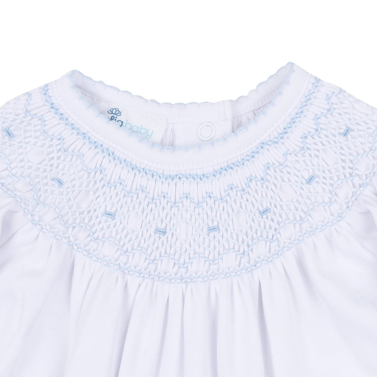 Magnolia Baby_George Bishop Footie - White Light Blue_2