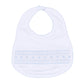 Magnolia Baby_George Smocked Bib - White Light Blue_1