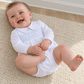 Magnolia Baby_George Smocked Long Sleeve Bubble - White Light Blue_1