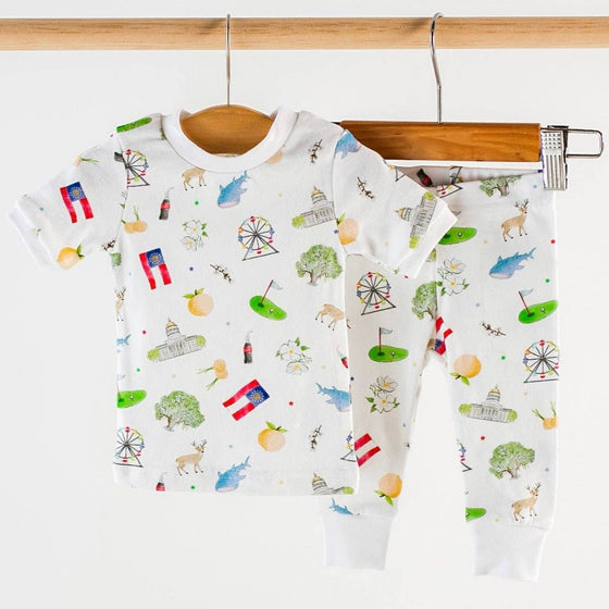 Georgia Kids Organic Cotton Pajama Set - Magnolia BabyLong Pajamas