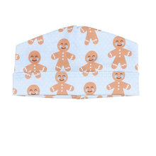  Gingerbread Kisses Blue Printed Hat - Magnolia BabyHat