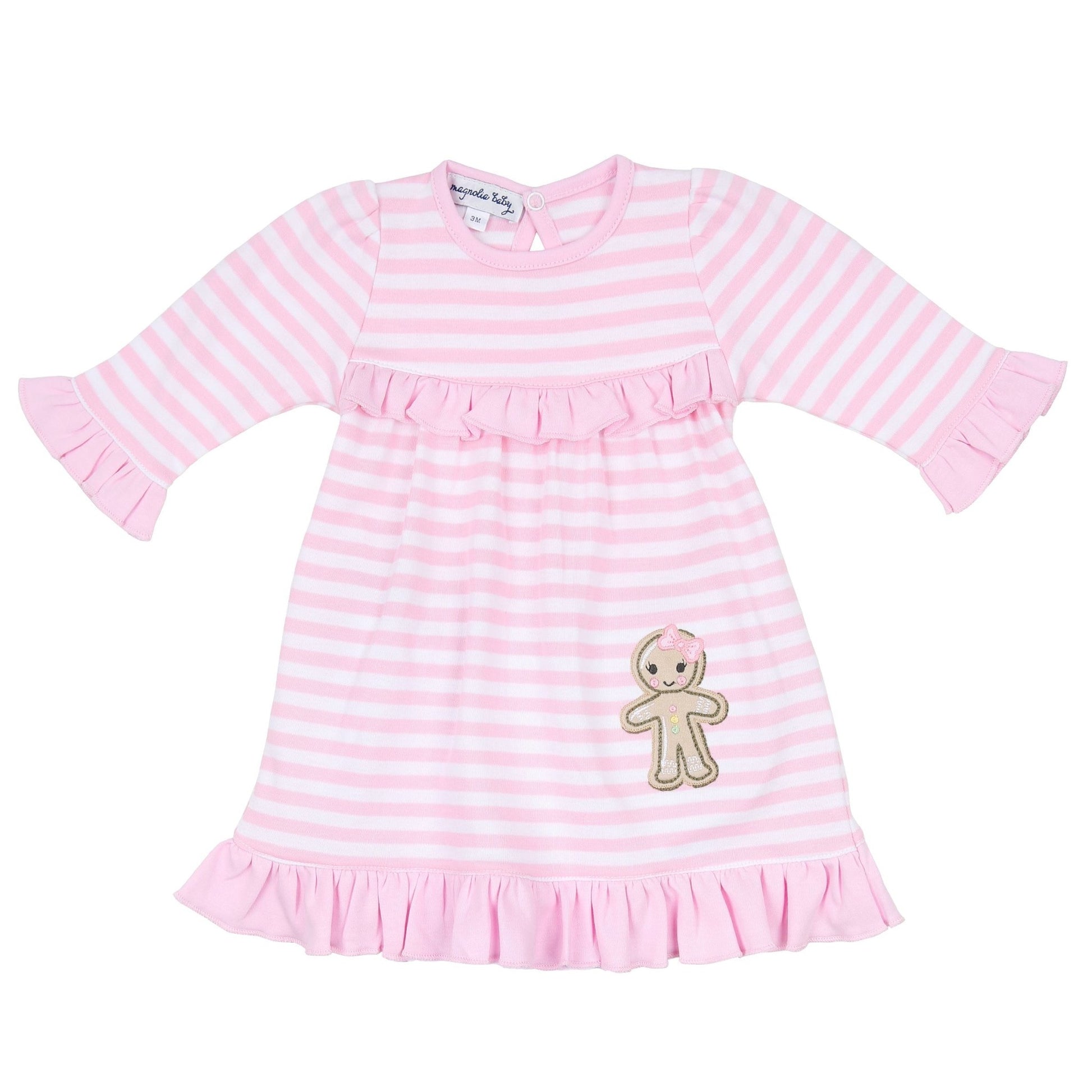 Gingerbread Land Dress - Pink - Magnolia BabyDress