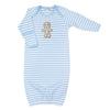 Gingerbread Land Lap Gown - Blue - Magnolia BabyGown