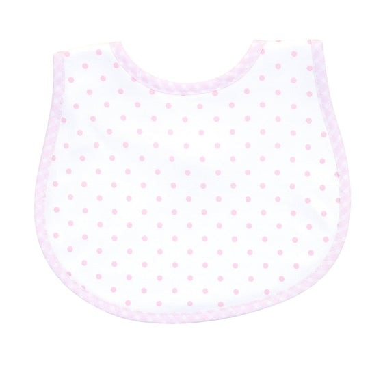 Gingham Basics Bib in Pink - Magnolia BabyBib