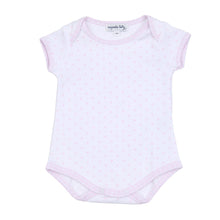  Gingham Basics Bodysuit in Pink - Magnolia BabyBodysuit