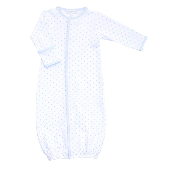 Gingham Basics Converter in Light Blue - Magnolia BabyConverter Gown