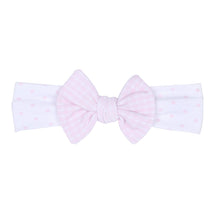  Gingham Basics Headband in Pink - Magnolia BabyHeadband