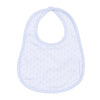 Gingham Dots Bib in Light Blue - Magnolia BabyBib