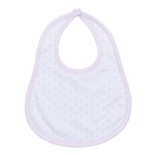  Gingham Dots Bib in Pink - Magnolia BabyBib