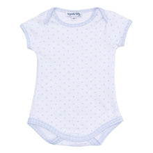  Gingham Dots Bodysuit in Light Blue - Magnolia BabyBodysuit