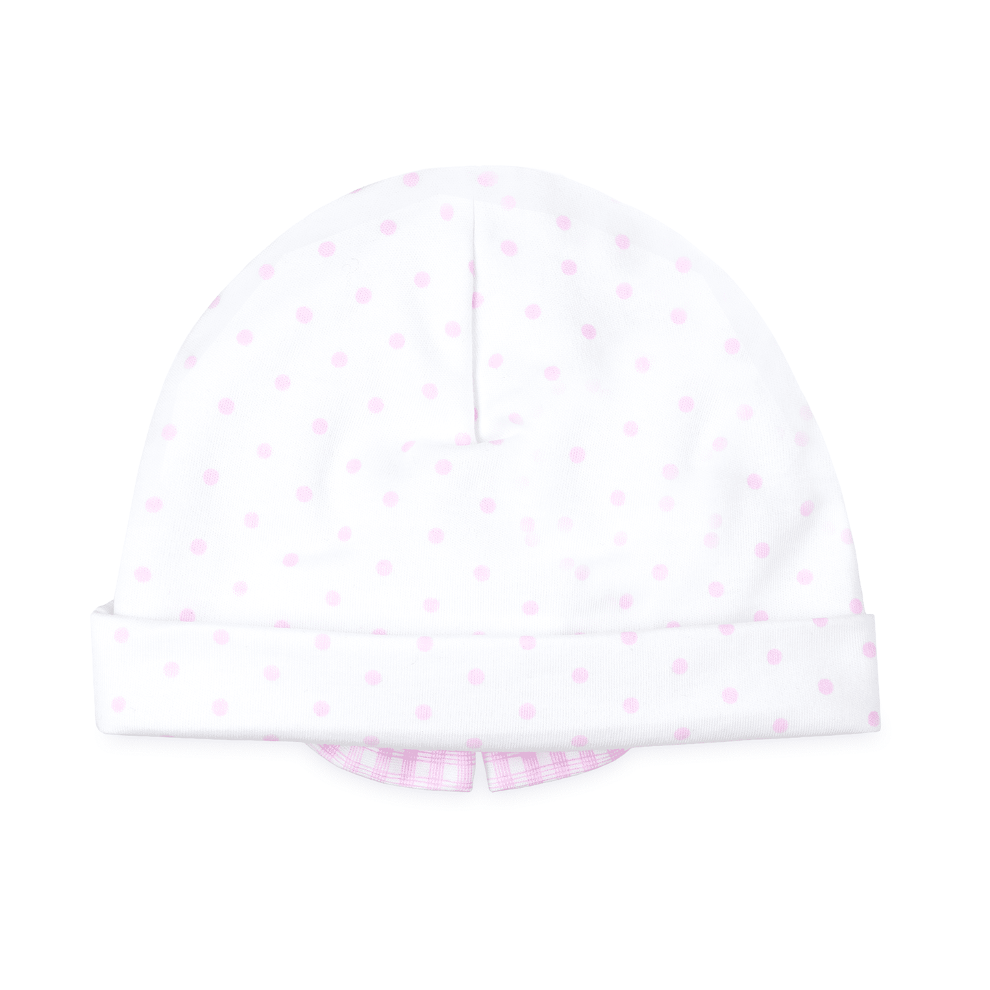 Gingham Dots Bow Hat - Pink - Magnolia BabyHat