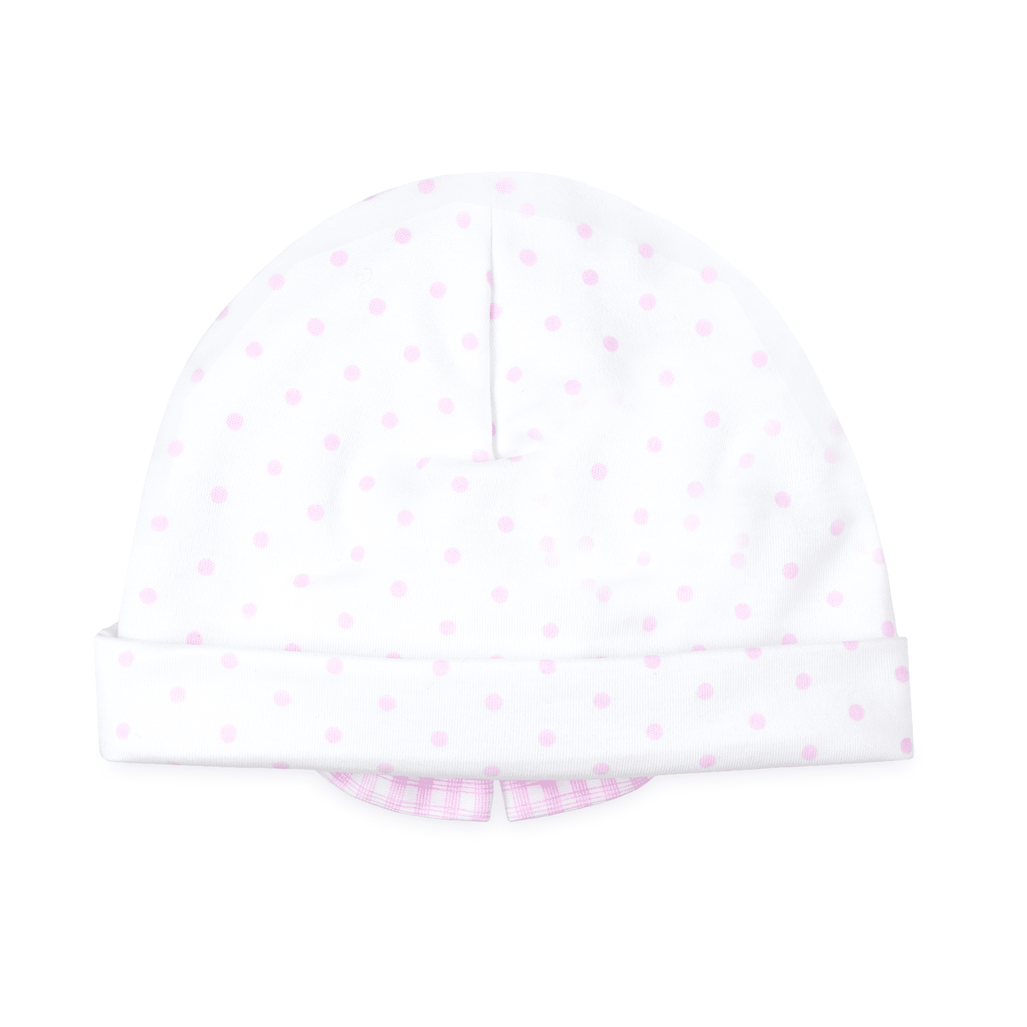Gingham Dots Bow Hat - Pink - Magnolia BabyHat