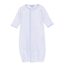  Gingham Dots Converter in Light Blue - Magnolia BabyConverter Gown