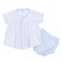 Gingham Dots Diaper Cover Set in Light Blue - Magnolia BabyDiaper Cover