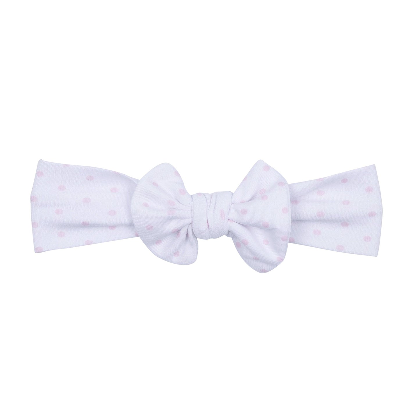 Gingham Dots Headband in Pink - Magnolia BabyHeadband