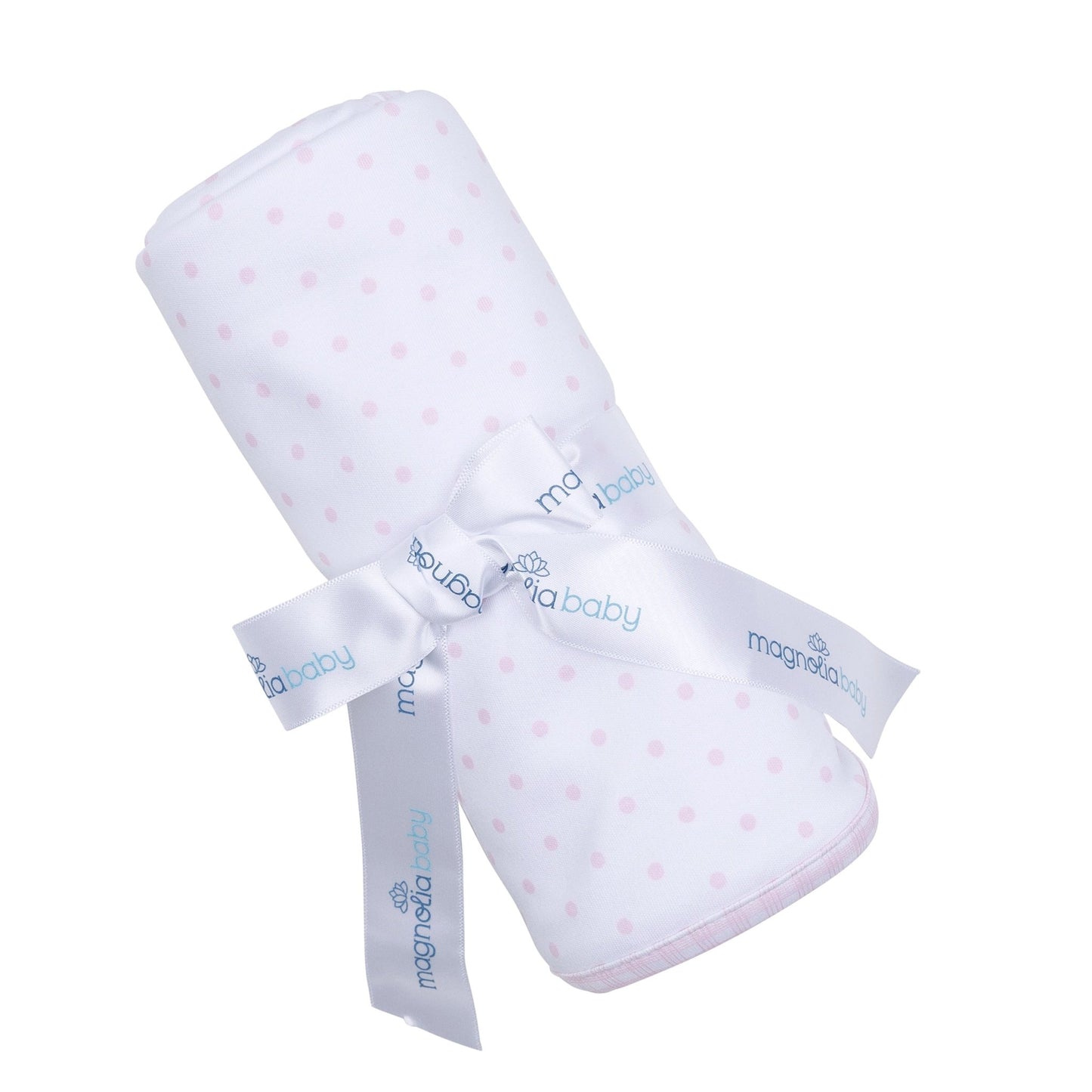 Gingham Dots Receiving Blanket in Pink - Magnolia BabyReceiving Blanket