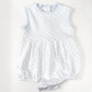 Gingham Dots Sleeveless Bubble in Light Blue - Magnolia BabyBubble