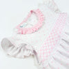 Gingham Dots Smocked Bubble in Pink - Magnolia BabyBubble