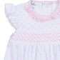 Gingham Dots Smocked Bubble in Pink - Magnolia BabyBubble
