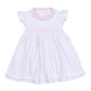 Gingham Dots Smocked Flutters Dress in Pink - Magnolia BabyDress