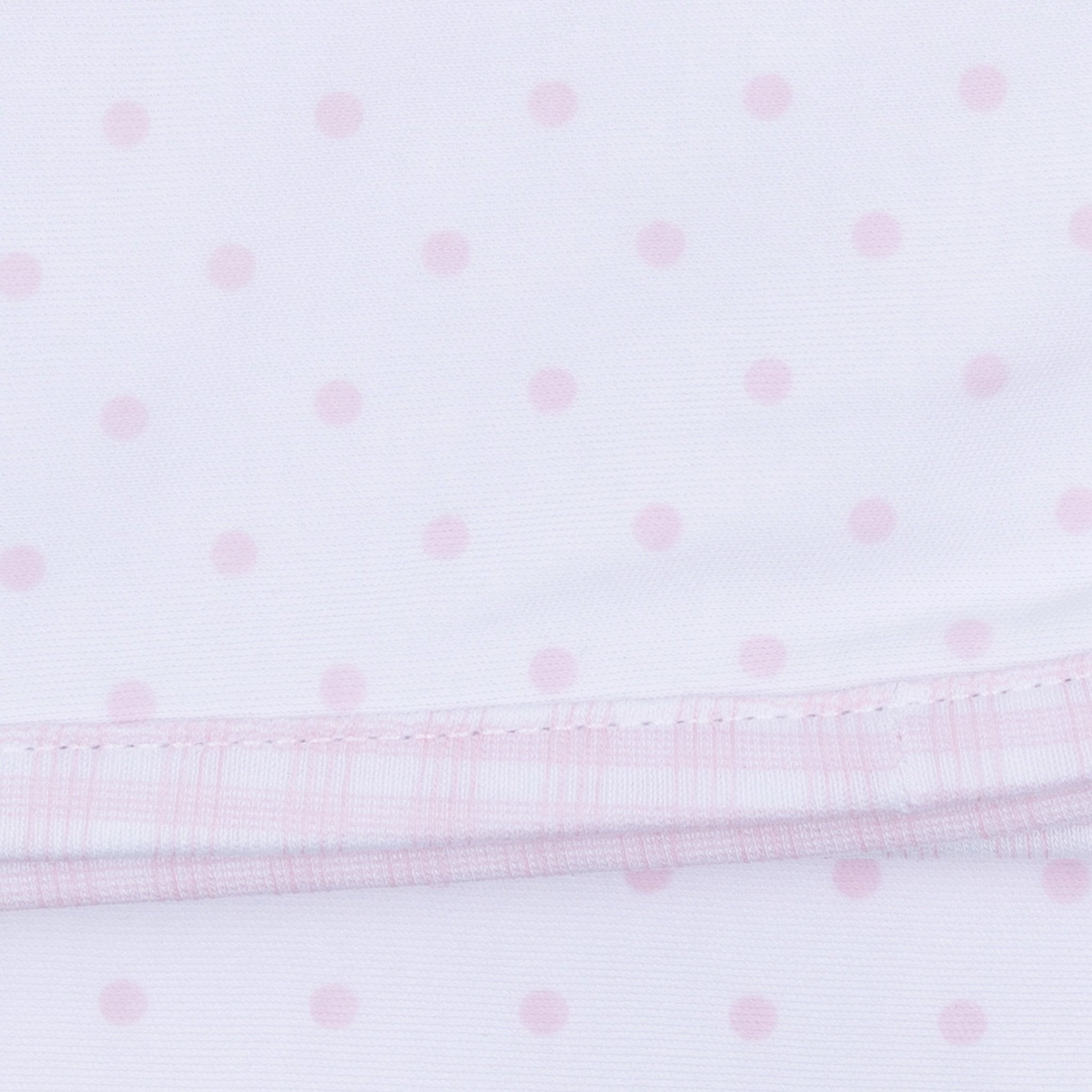 Gingham Dots Smocked Gown in Pink - Magnolia BabyGown