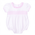 Gingham Dots Smocked Short Sleeve Bubble - Pink - Magnolia BabyBubble