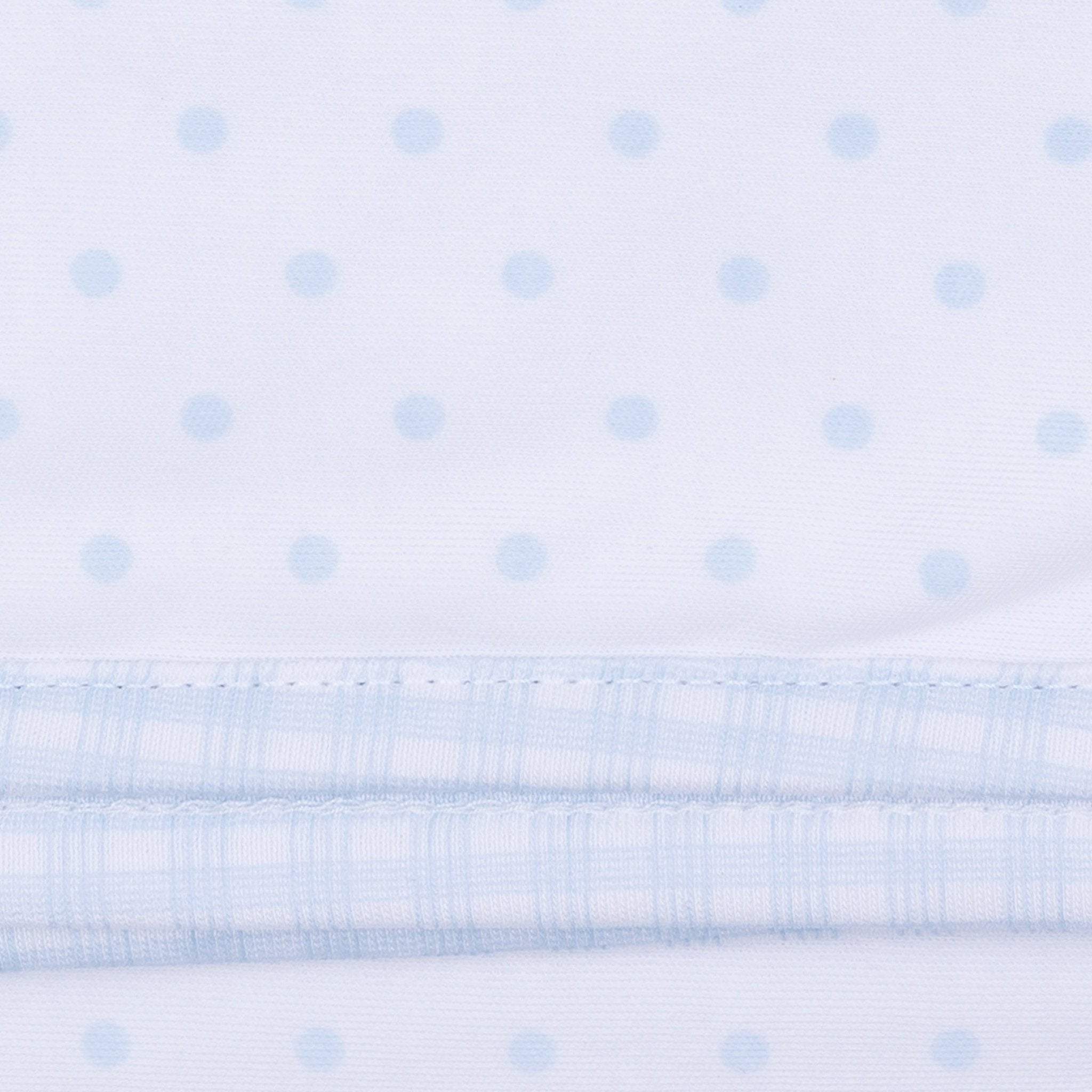 Gingham Dots Smocked Sleeveless Bubble in Light Blue - Magnolia BabyBubble