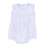 Gingham Dots Smocked Sleeveless Bubble in Light Blue - Magnolia BabyBubble