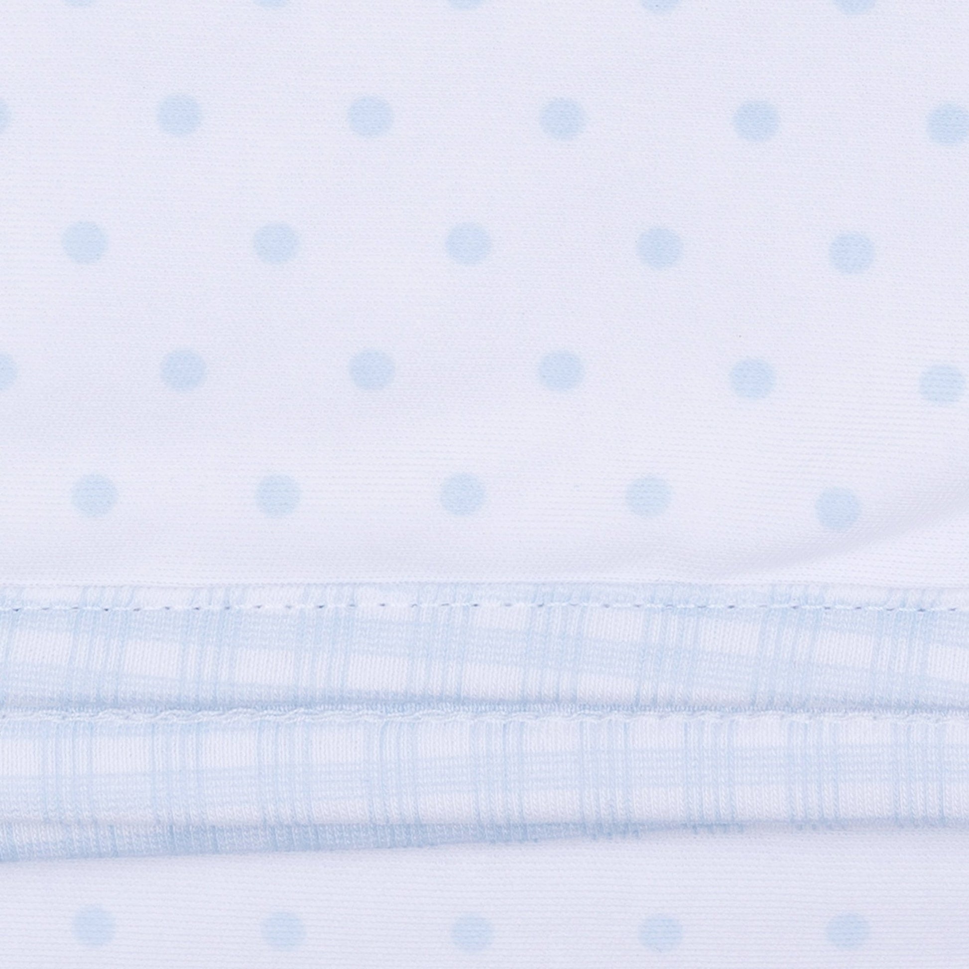 Gingham Dots Smocked Sleeveless Short Playsuit in Light Blue - Magnolia BabyShort Playsuit