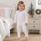 Magnolia Baby_Girl Christmas Pajamas Gift Set - Pink Holiday Toile_2