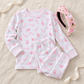 Magnolia Baby_Girl Christmas Pajamas + Poppyland Gift Set - Sweet Peppermint_2