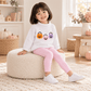 Magnolia Baby_Girl Playwear Set - Pumpkin Party Sweater + Pink Leggings_2