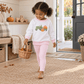 Magnolia Baby_Girl Playwear Set - Pumpkin Tractor Sweatshirt & Leggings_2