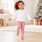 Magnolia Baby_Girl Playwear Set - White Raglan Sweater + Red Stripe Leggings_2