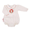 Giving Thanks Combo Collared Long Sleeve Girl Bubble - Magnolia BabyBubble