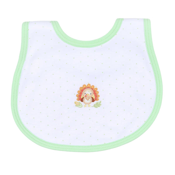 Giving Thanks Embroidered Bib - Magnolia BabyBib