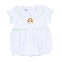  Giving Thanks Embroidered Collared Ruffle S/S Bubble - Magnolia BabyBubble