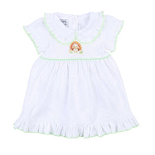  Giving Thanks Embroidered Collared Ruffle S/S Dress Set - Magnolia BabyDress