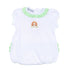 Giving Thanks Embroidered Ruffle Short Sleeve Bubble - Magnolia BabyBubble